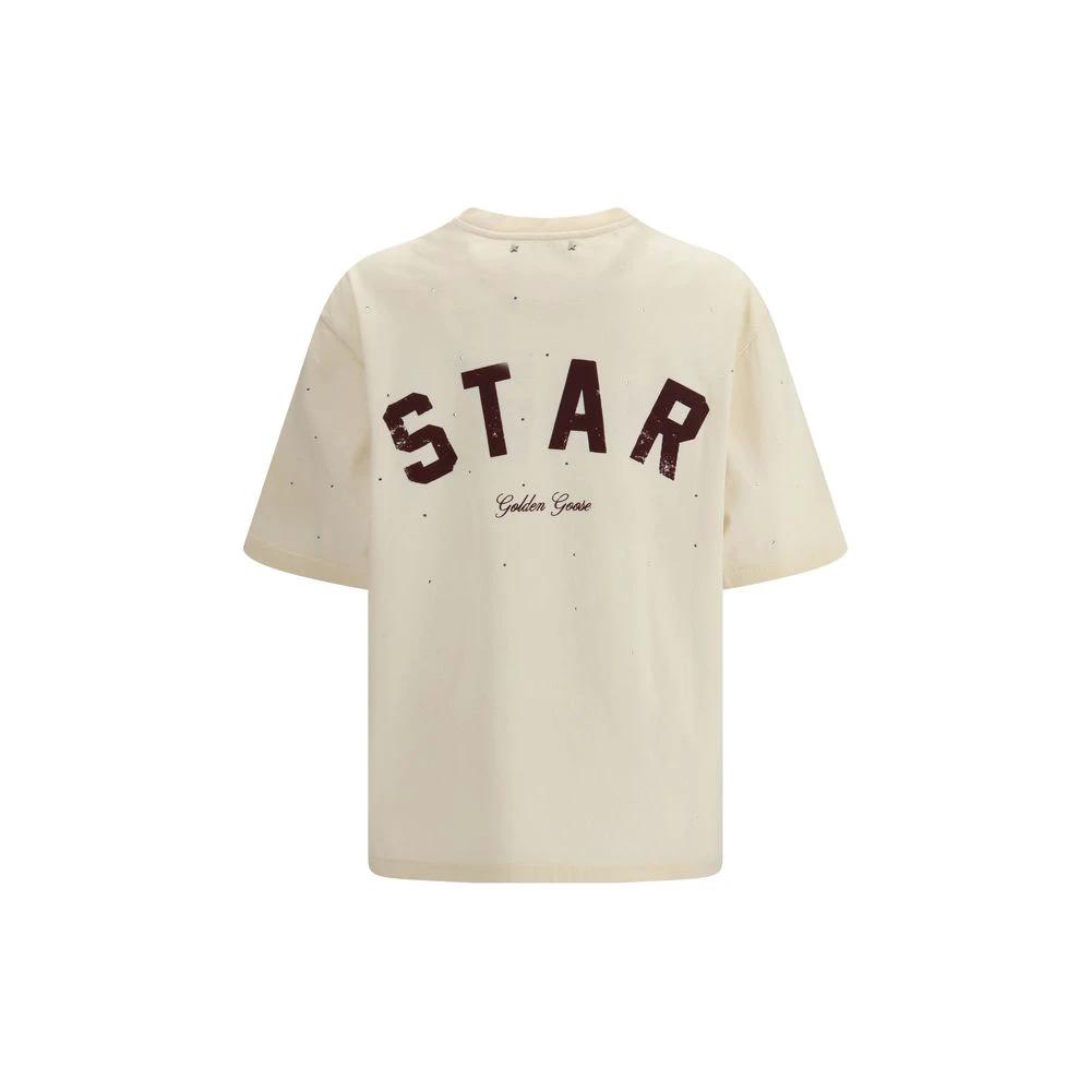 Golden Goose Beige Cotton T-Shirt