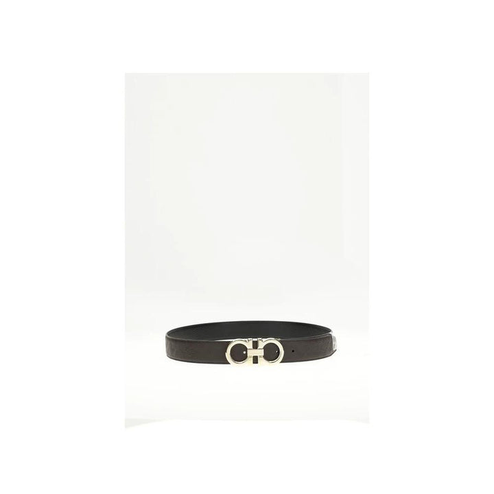Ferragamo Brown Calf Leather Bos Taurus Regular Belt