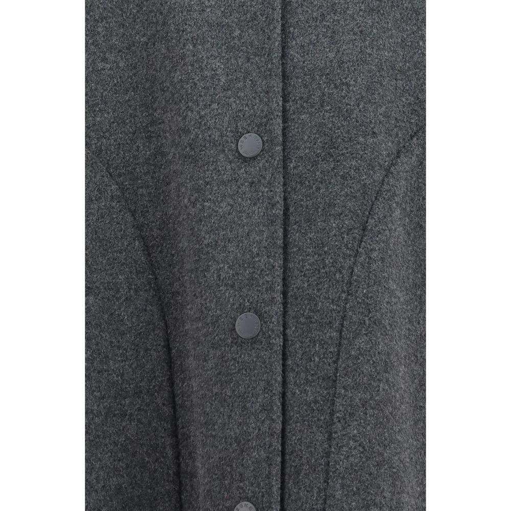 Max Mara Gray Nylon Coat