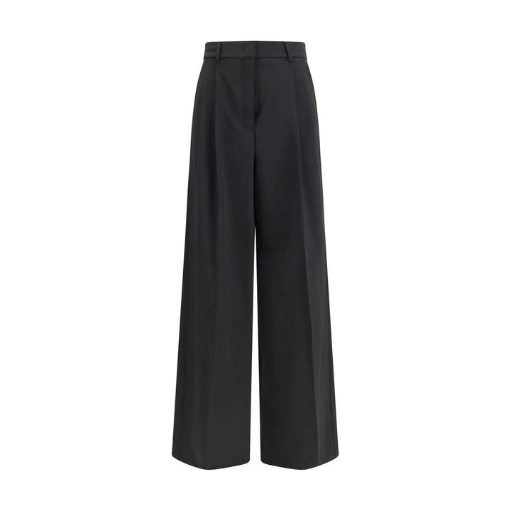 Max Mara Black Polyester Pants