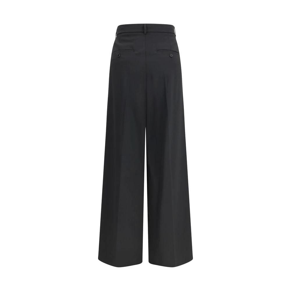 Max Mara Black Polyester Pants