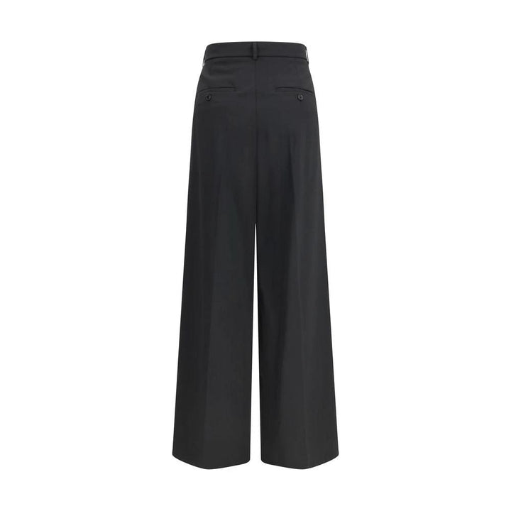 Max Mara Black Polyester Pants