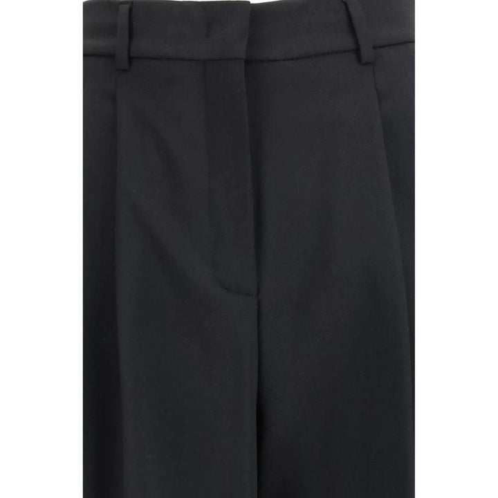 Max Mara Black Polyester Pants