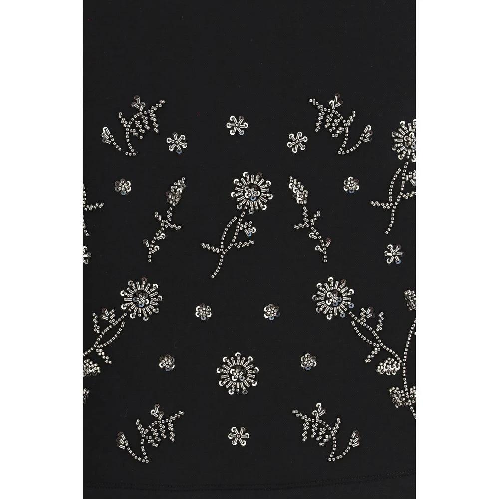 Max Mara Black Polyester Mini Skirt