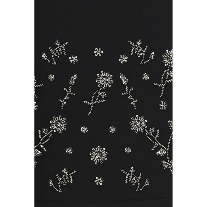 Max Mara Black Polyester Mini Skirt