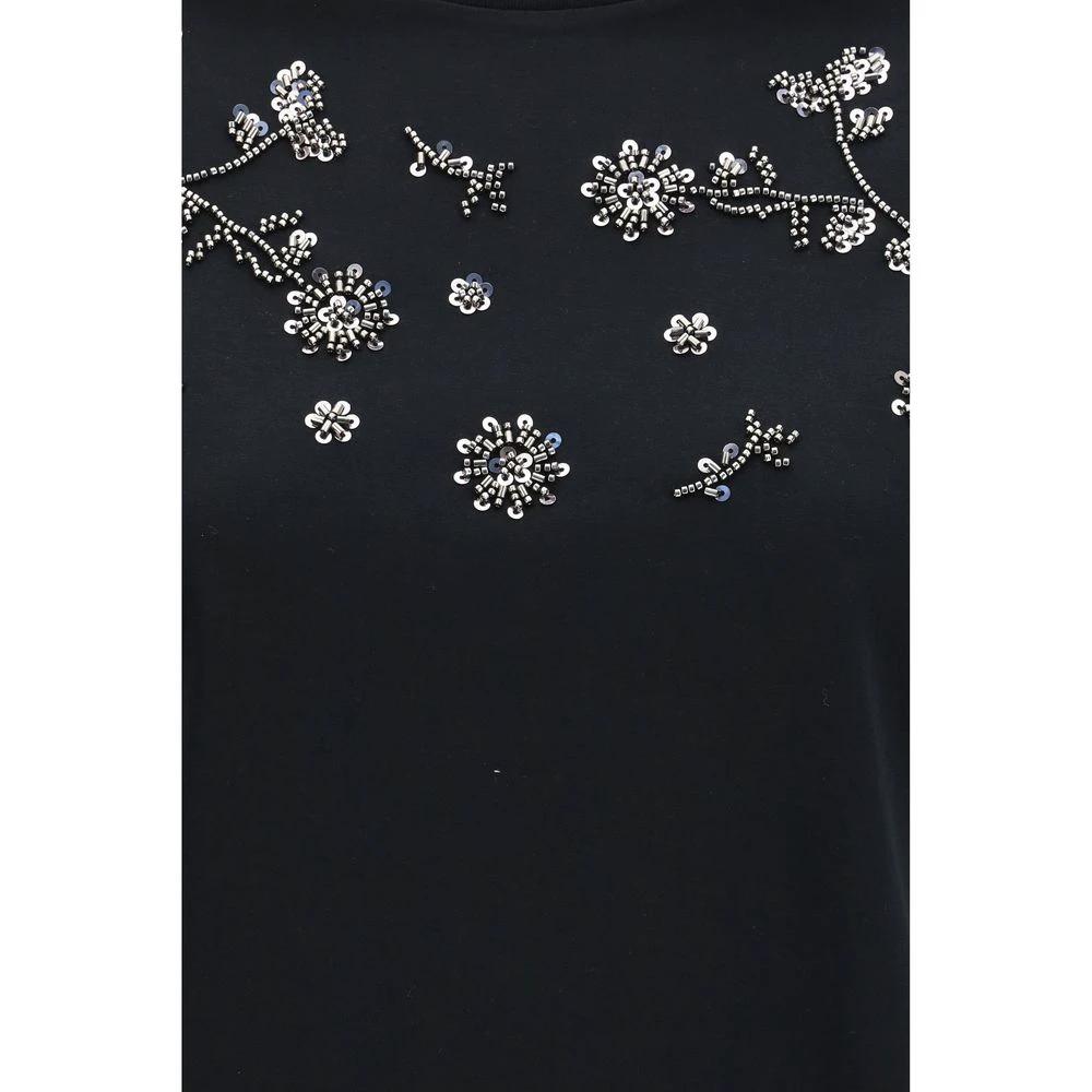 Max Mara Black Cotton T-Shirt