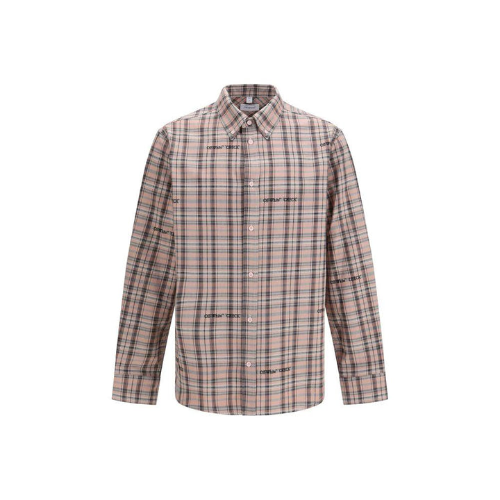 Off-White Multicolor Cotton Pattern Shirt
