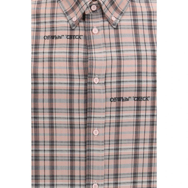 Off-White Multicolor Cotton Pattern Shirt