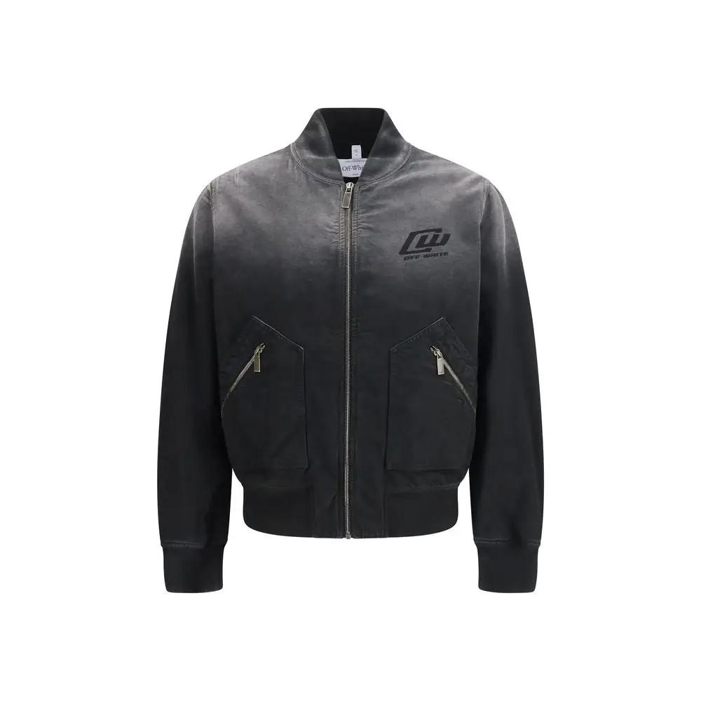 Off-White Sample Sale | Off-White Black Cotton Bomber - | Designer outlet