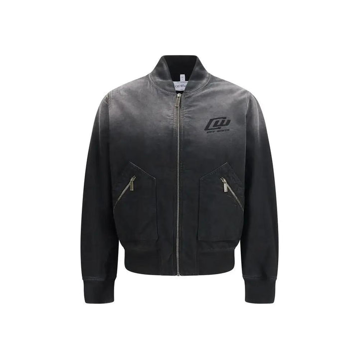 Off-White Sample Sale | Off-White Black Cotton Bomber - | Designer outlet
