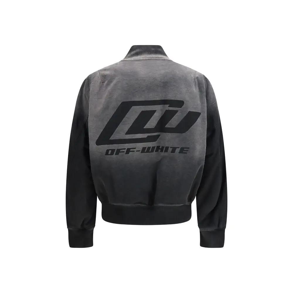 Off-White Sample Sale | Off-White Black Cotton Bomber - | Designer outlet