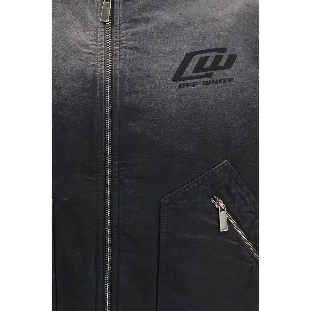 Off-White Sample Sale | Off-White Black Cotton Bomber - | Designer outlet