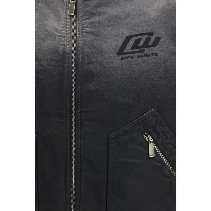 Off-White Sample Sale | Off-White Black Cotton Bomber - | Designer outlet