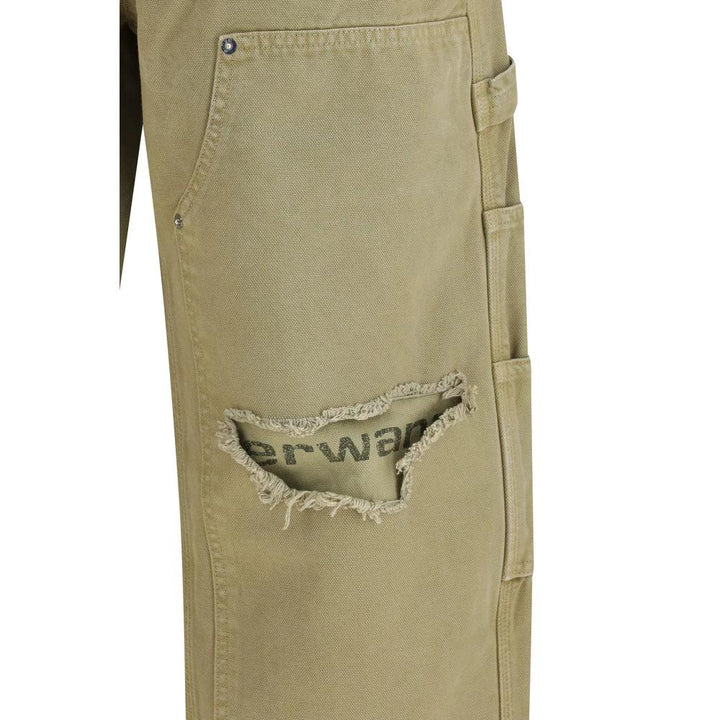 Alexander Wang Bicolor Cotton Cargo Pants