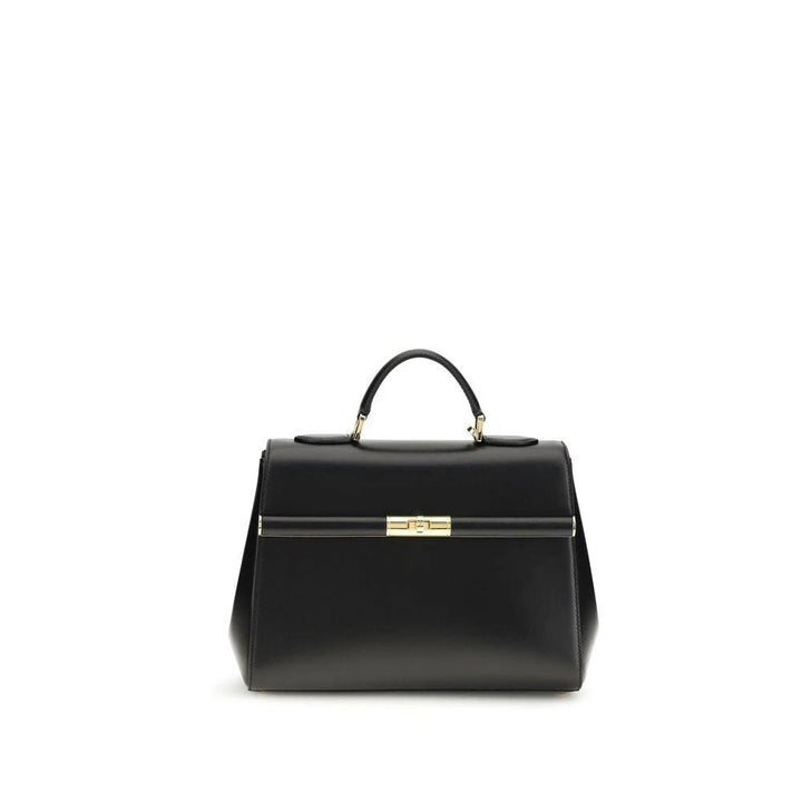 Dolce &amp; Gabbana Black Calf Leather Bos Taurus Shoulder Bag