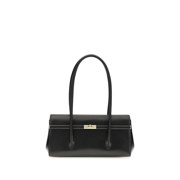 Dolce &amp; Gabbana Black Calf Leather Bos Taurus Shoulder Bag