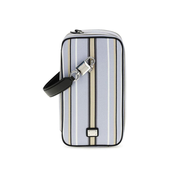 Dolce & Gabbana Blue Cotton Handbag