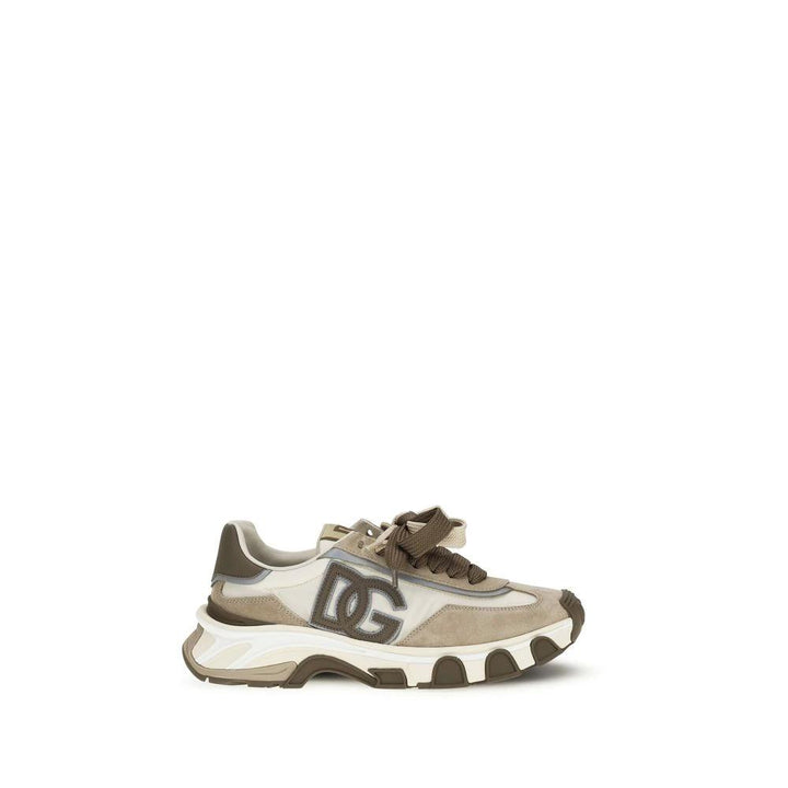 Dolce &amp; Gabbana Multicolor Calf Leather Bos Taurus Athletic Sneakers