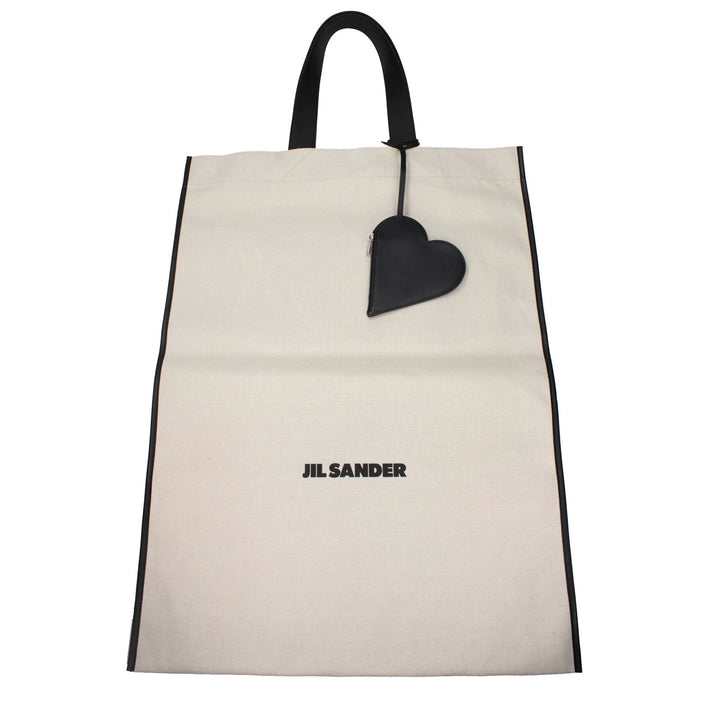 Jil Sander Beige Fabric Shoulder Bag