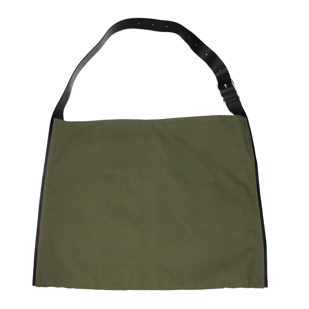Jil Sander Green Fabric Shoulder Bag