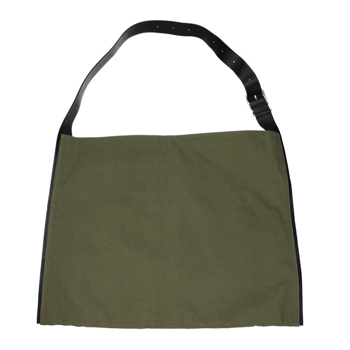 Jil Sander Green Fabric Shoulder Bag