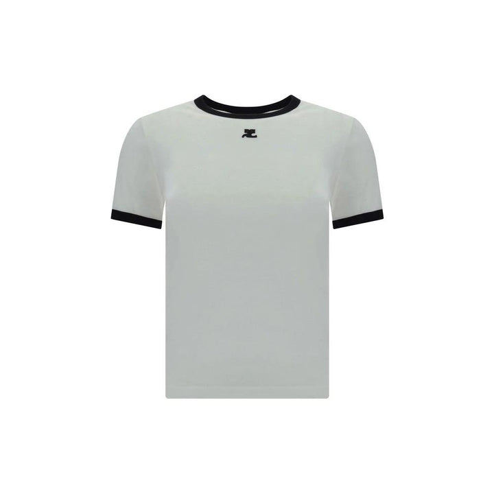 Courrèges White Cotton T-Shirt