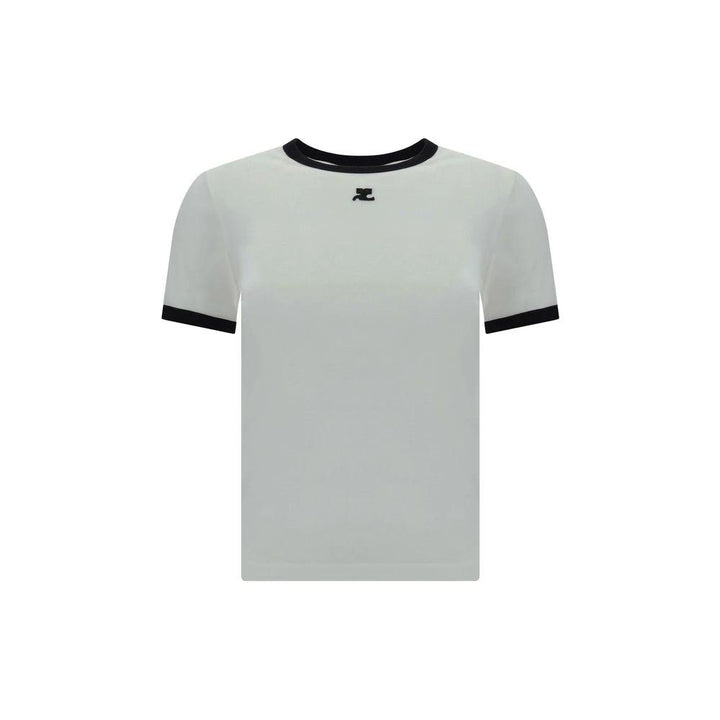 Courrèges White Cotton T-Shirt
