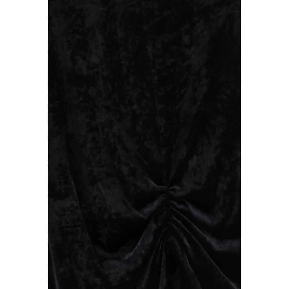 Valentino Black Viscose Long Skirt