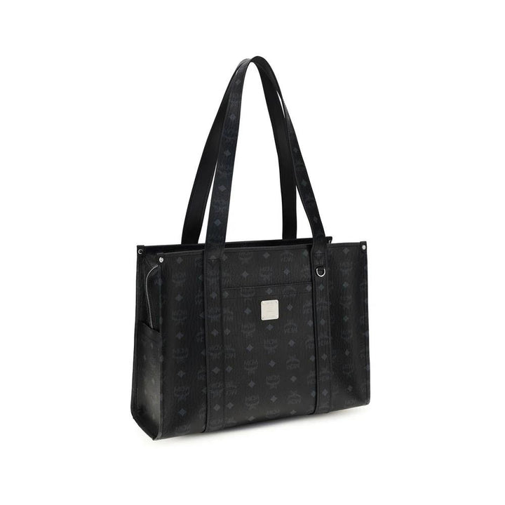MCM Black Fabric Handbag