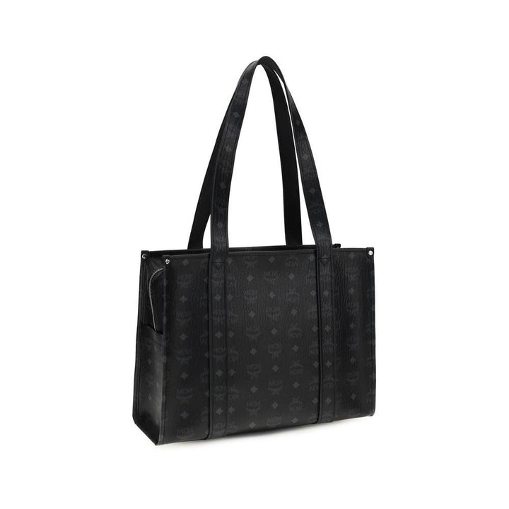 MCM Black Fabric Handbag