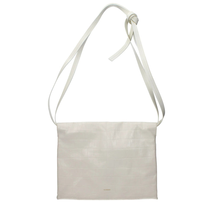 Jil Sander Beige Leather Crossbody Bag