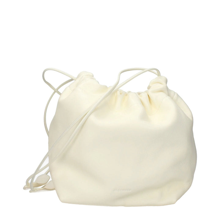 Jil Sander Beige Leather Shoulder Bag