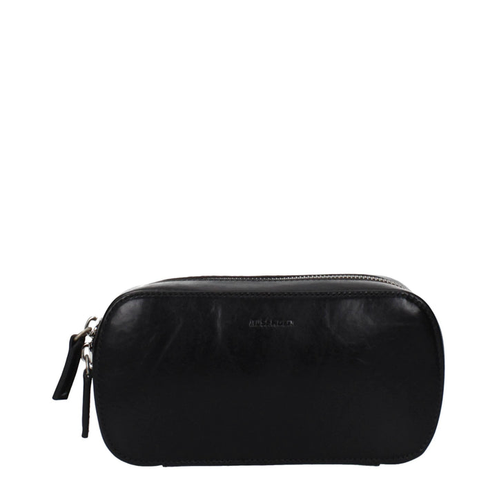 Jil Sander Black Leather Crossbody Bag