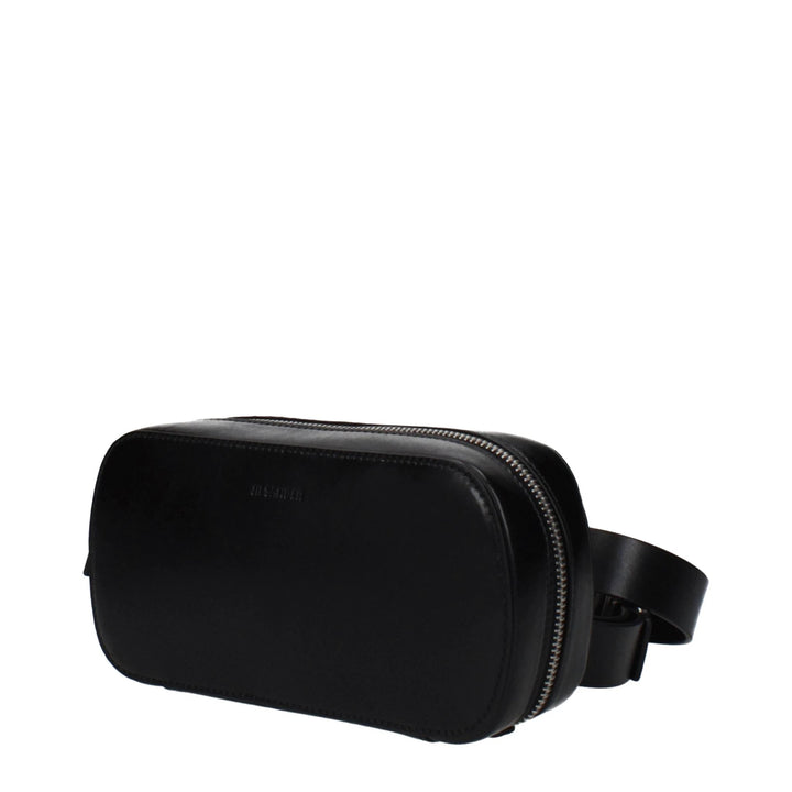 Jil Sander Black Leather Crossbody Bag