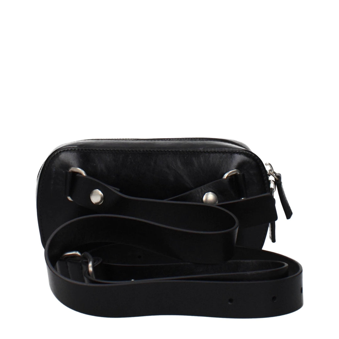Jil Sander Black Leather Crossbody Bag