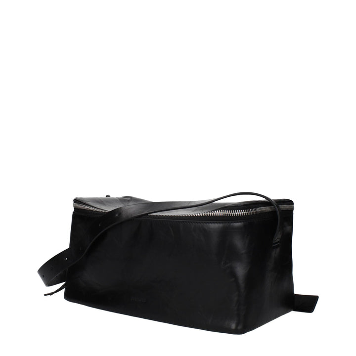 Jil Sander Black Leather Crossbody Bag