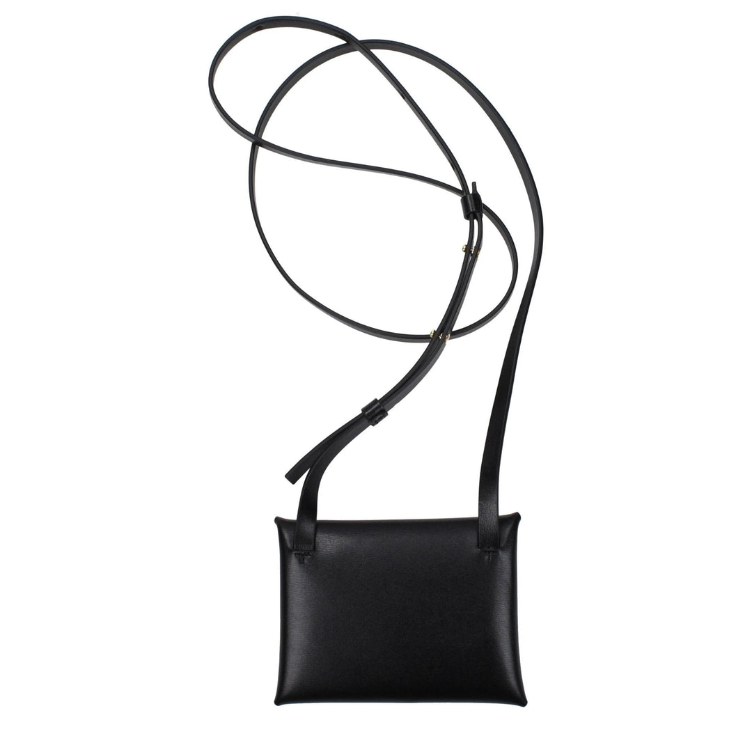 Jil Sander Black Leather Crossbody Bag