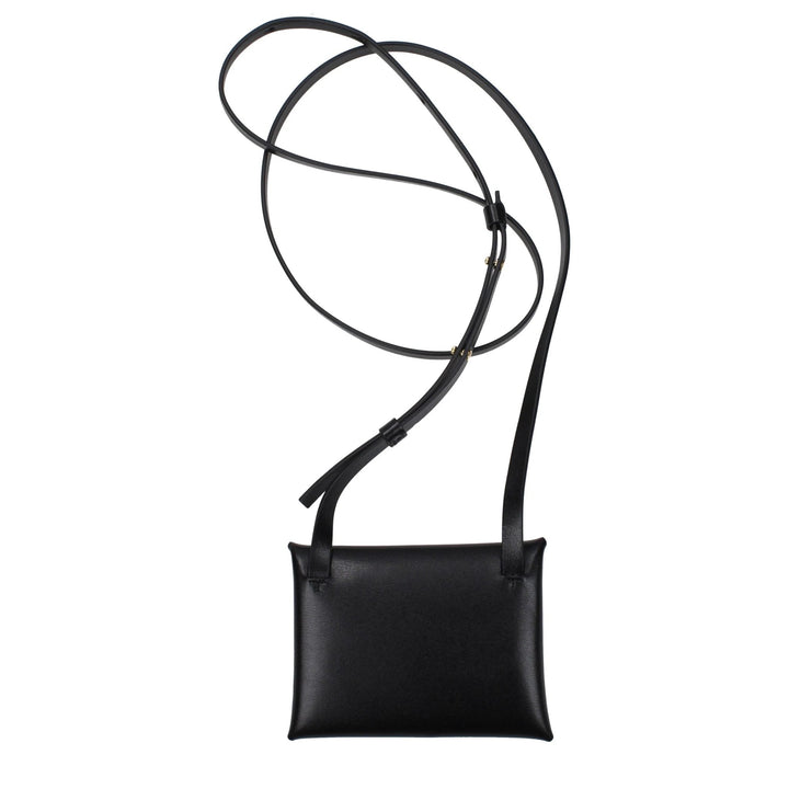 Jil Sander Black Leather Crossbody Bag