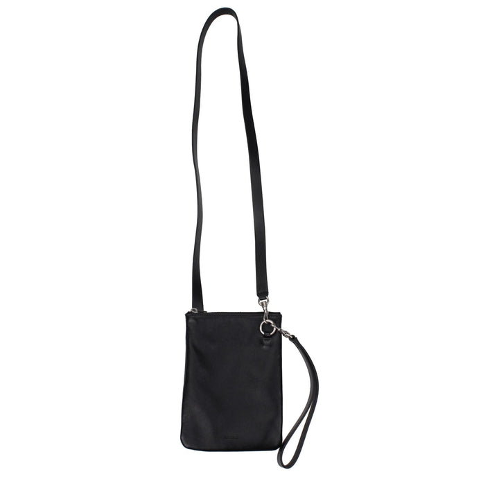 Jil Sander Black Leather Crossbody Bag