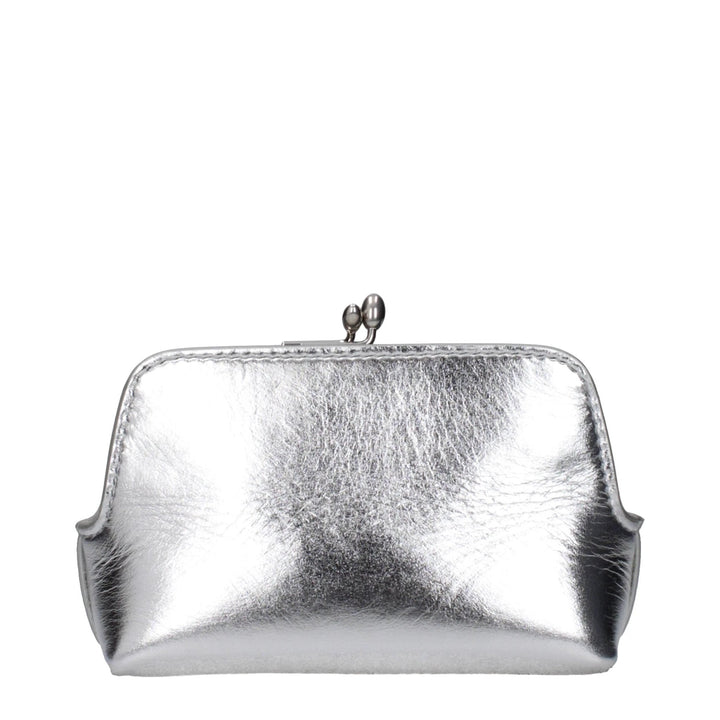 Jil Sander Gray Leather Crossbody Bag