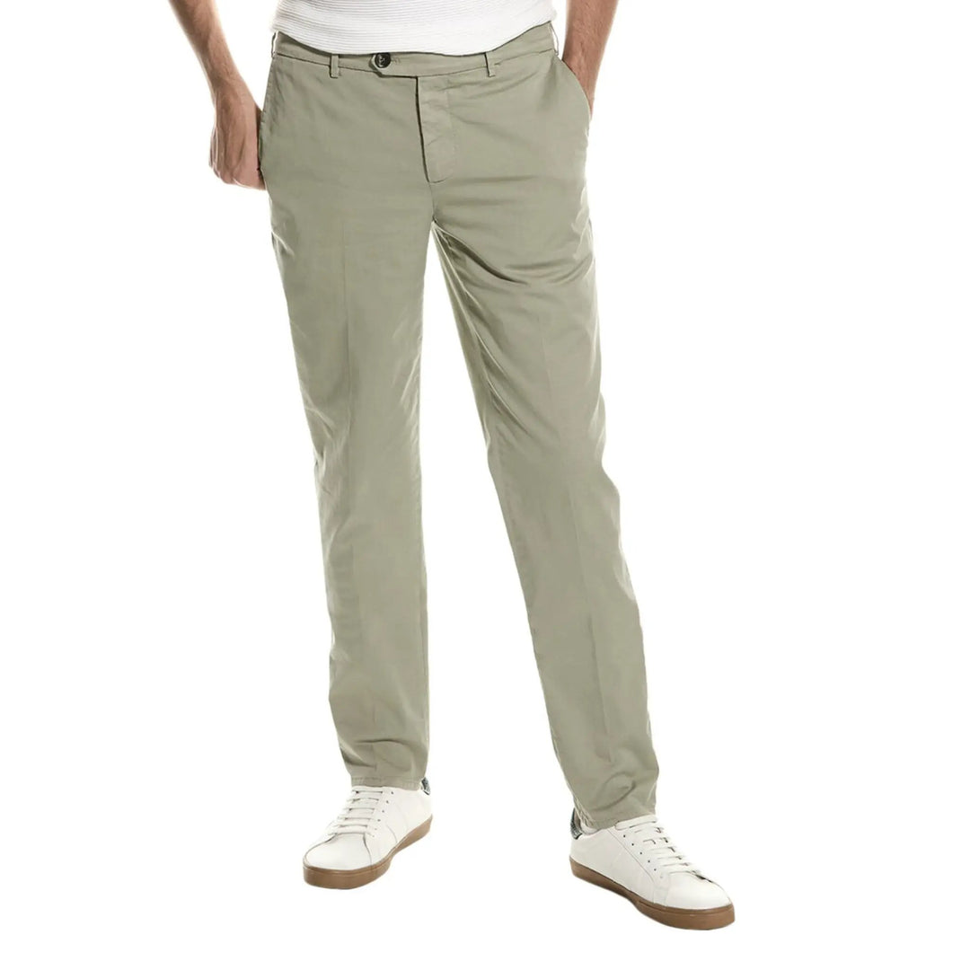 Brunello Cucinelli Sample Sale | Brunello Cucinelli Green Cotton Casual Pants - | Designer outlet