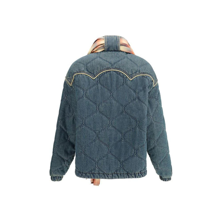 MARBELL Blue Cotton Denim Jacket