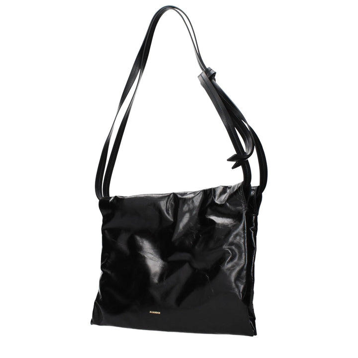 Jil Sander Black Leather Shoulder Bag