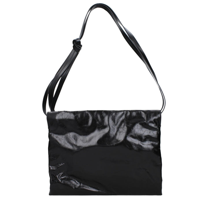 Jil Sander Black Leather Shoulder Bag