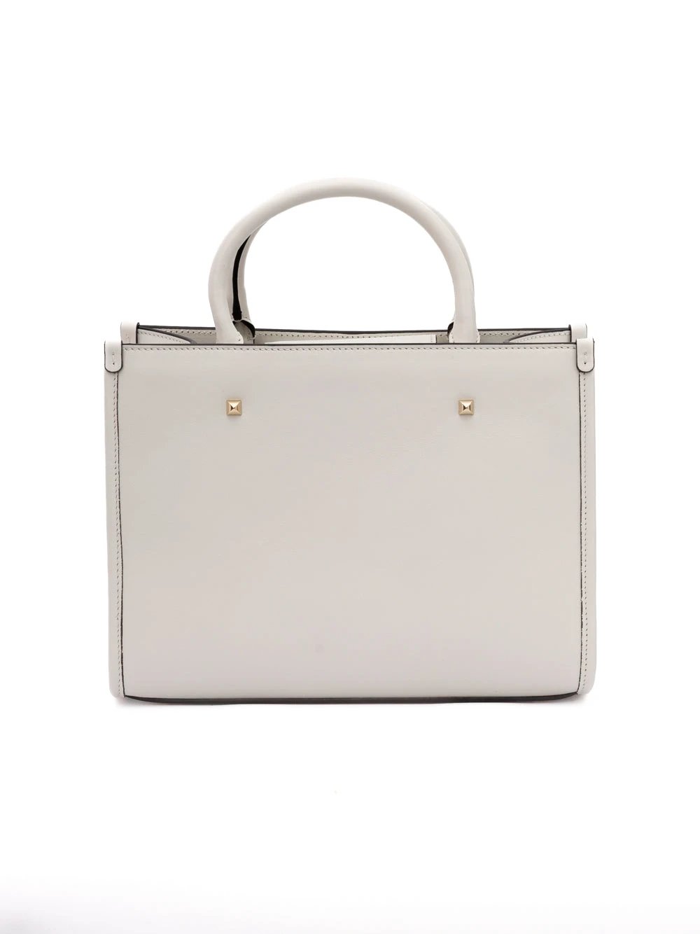 Jimmy Choo White Avenue S Tote Leather Handbag