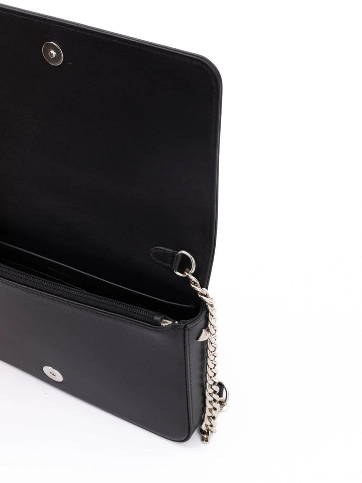 Jimmy Choo Black Leather Crossbody Bag