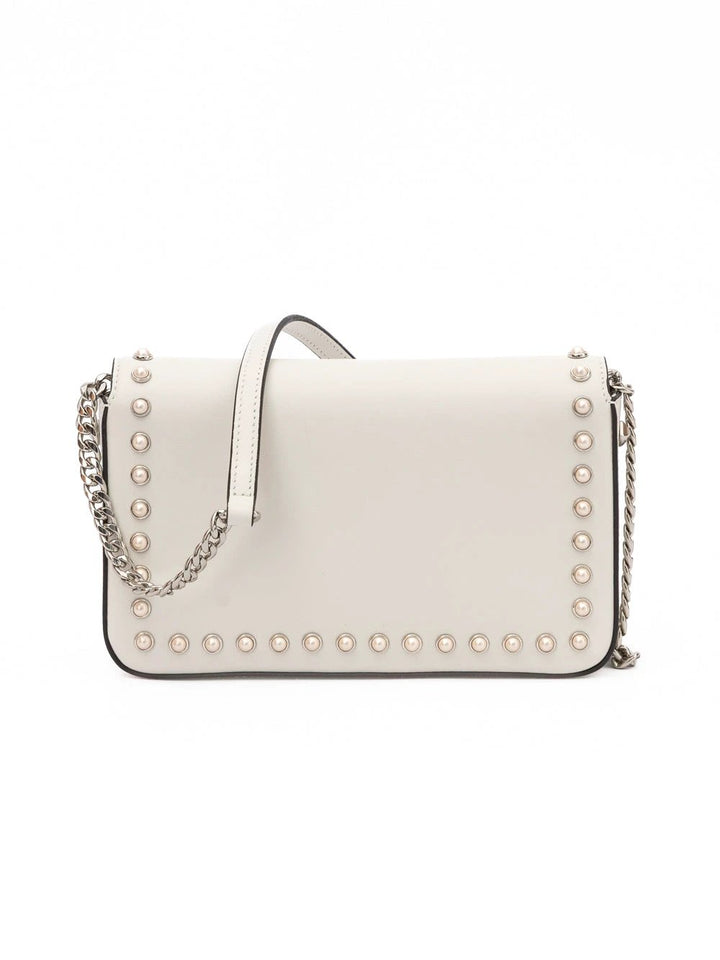 Jimmy Choo White Leather Crossbody Bag