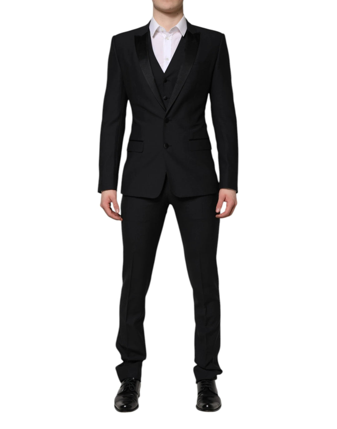 Dolce & Gabbana Dark Blue MARTINI 2 Buttons 3 Piece  Suit