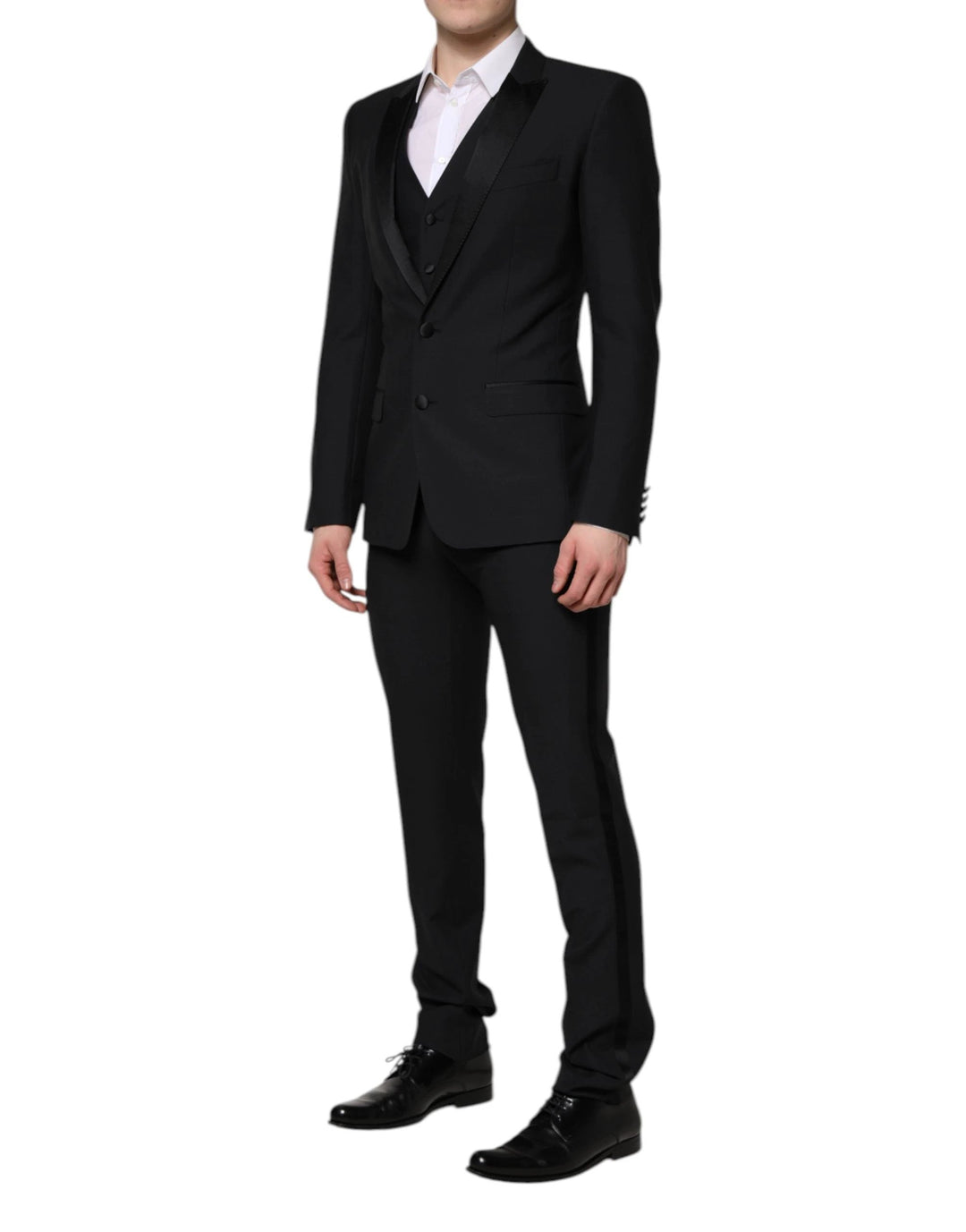 Dolce & Gabbana Dark Blue MARTINI 2 Buttons 3 Piece  Suit