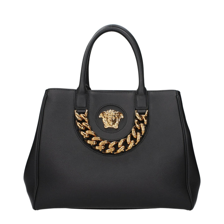 Versace Black Leather Handbag